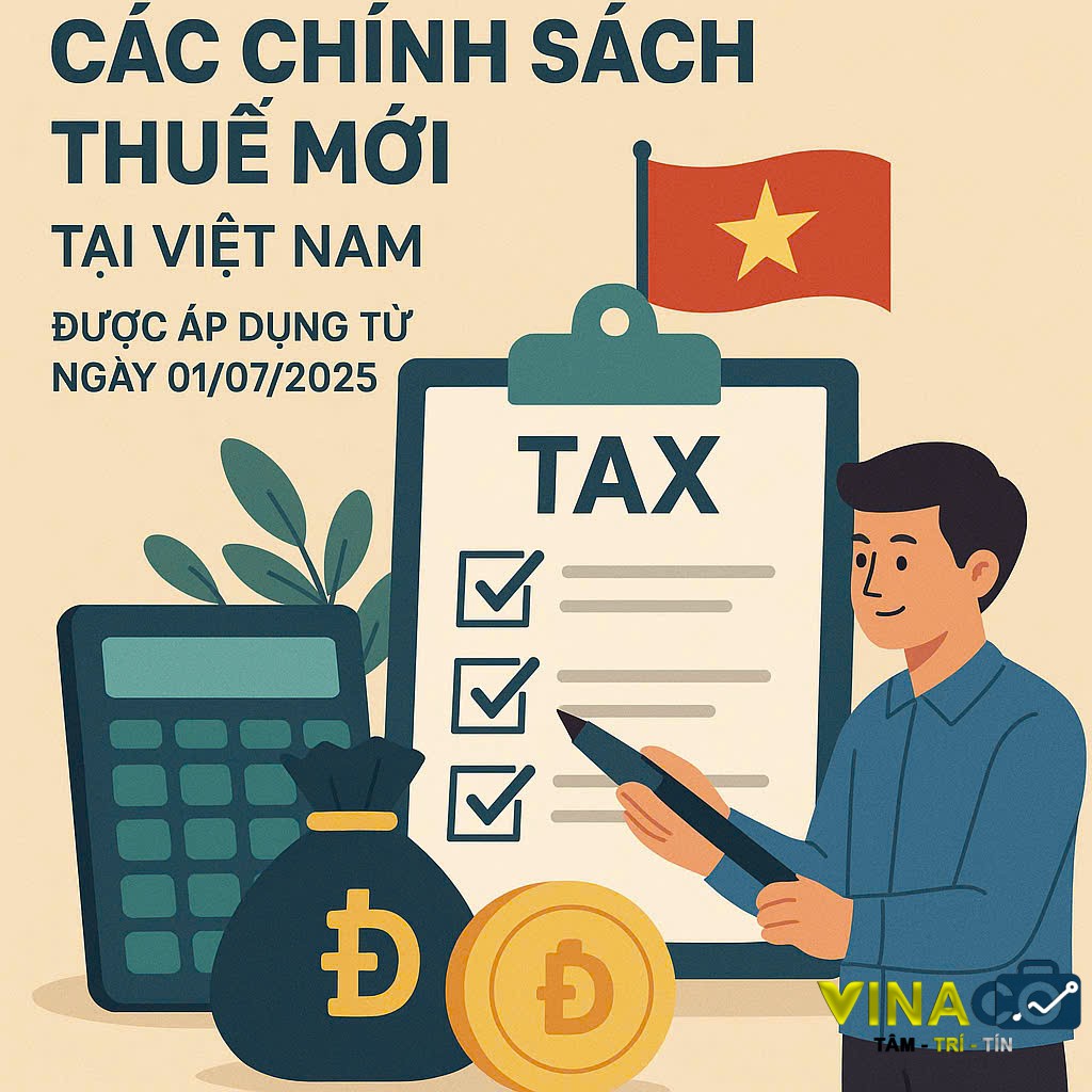 CÁC CHINH SÁCH THUẾ MỚI 01 07 2025