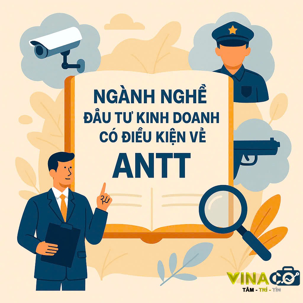 Các ngành nghề đầu tư kinh doanh có điều kiện về an ninh trật, trật tự
